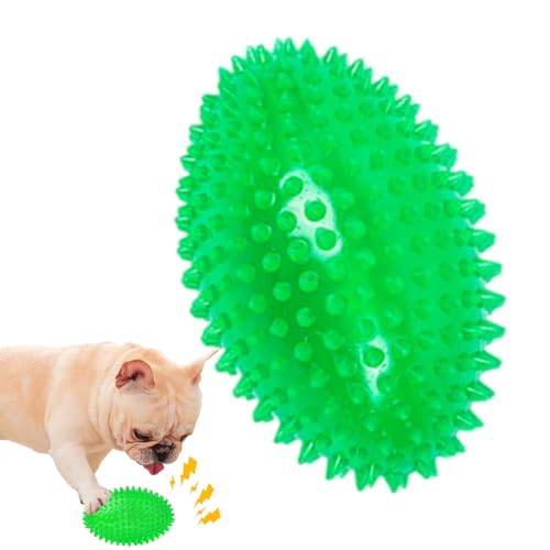 Squishy Dog Ball Toy – Unzerstörbarer Spikelball mit Spikes, interaktives Spielzeug für Zahnungen, langlebig, für kleine, mittelgroße und große Hunde, lustiges Welpen-Training Squishy Dog Ball Toy – Unzerstörbarer Spikelball mit Spikes, interaktives Spielzeug für Zahnungen, langlebig, für kleine, mittelgroße und große Hunde, lustiges Welpen-Training von Jinyilwn