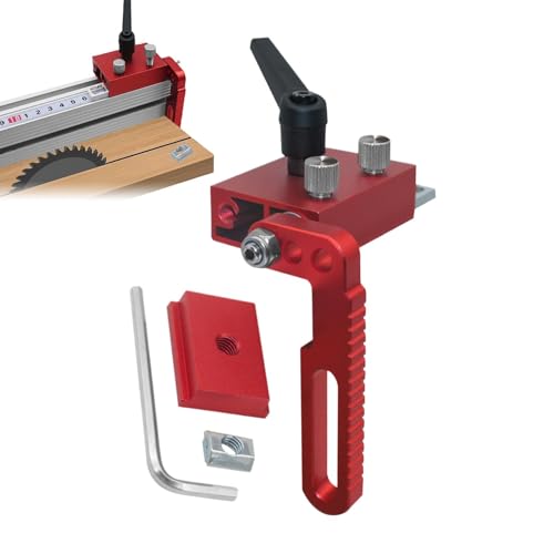 T-Schienen-Anschlagblock, 75 Zaunanschlag-Typ – verstellbarer Typ 75 Aluminiumzaun, manueller Stoppblock – Lokaler Locator für Holzbearbeitung von Jinyilwn