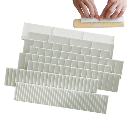 Teigback-Lineal – 8-teiliges Ausstechformenführungs-Set | Gebäckmesswerkzeug, Teigdickenskala für Kekse, Donuts, Waffeln, Präzisions-Backzubehör für Hobbybäcker und Köche Teigback-Lineal – 8-teiliges Ausstechformenführungs-Set | Gebäckmesswerkzeug, Teigdickenskala für Kekse, Donuts, Waffeln, Präzisions-Backzubehör für Hobbybäcker und Köche von Jinyilwn