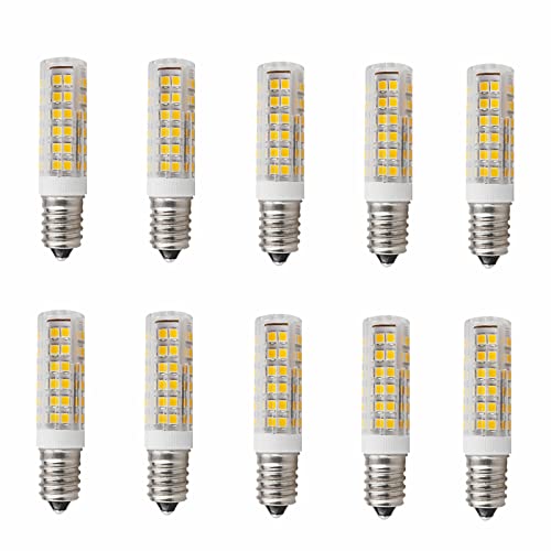 Jiotouhu E14 Led Birne Warmweiß, 7W 3000K E14 Glühbirne Ersatz für 70W Halogenlampen, 700Lm, AC 220-240V, Nicht Dimmbar Kein Flackern Led Energiesparlampe, für Küche, Wohnzimmer (10 Stück) von Jiotouhu