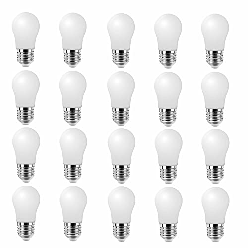 Jiotouhu E27 LED Lampen, 3W Leuchtmittel,ersetzt 30W Glühbirnen,Warmweiß 2700K, 20er-Pack von Jiotouhu