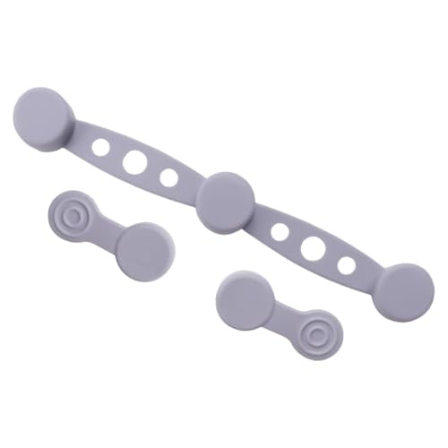 1 Set Luftfritteusen-Silikonschnallen mit starker Magnetismus-Silikonstruktur für sicheren Halt von Papier und Vermeidung von Rost von Jiqoe