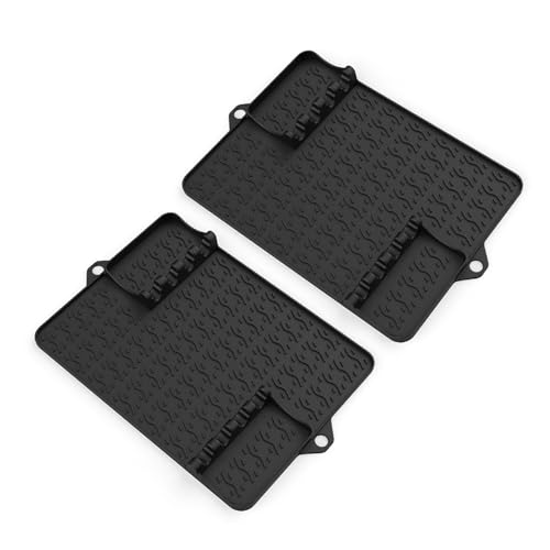 2 Stück Silikon BBQ Grillmatte Barbecue Grills Pad Antihaft Grillmatte Küchenzubehör Geeignet für Outdoor Kochen von Jiqoe