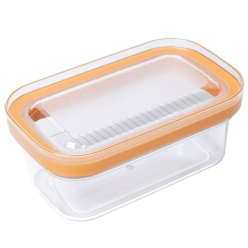 Butterschneide- und Aufbewahrungsbox, Butterschneider, Behälter, Butterdose mit Deckel für Kühlschrank Butterschneide- und Aufbewahrungsbox, Butterschneider, Behälter, Butterdose mit Deckel für Kühlschrank von Jiqoe
