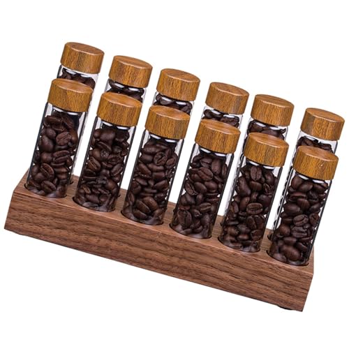 Eleganter Kaffeebohnen-Präsentationsständer, praktische 12 verschiedene Kaffeebohnen-Vitrinen, lange / kurze Röhre für jeden Kaffeeliebhaber Eleganter Kaffeebohnen-Präsentationsständer, praktische 12 verschiedene Kaffeebohnen-Vitrinen, lange / kurze Röhre für jeden Kaffeeliebhaber von Jiqoe