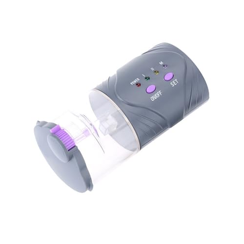 Jiqoe Effizienter Fischfutterspender mit Proof-Design und einfacher Einstellung des Timers für Zuhause, Büro, Aquarien, Futterkontrolle von Jiqoe