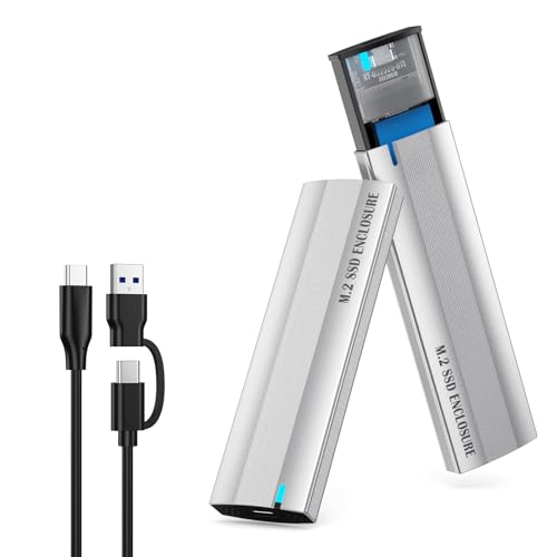 Jiqoe M.2 Gehäuse M.2, schnelle und einfache Installation, hervorragende Wärmeableitung, breite Kompatibilität, 10 GB Geschwindigkeit von Jiqoe