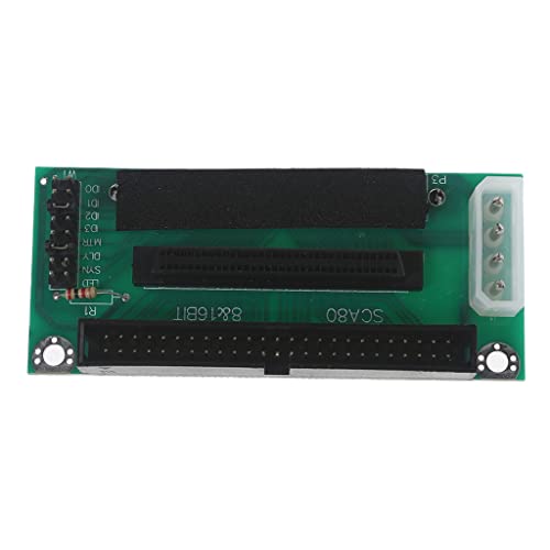 Jiqoe SCSI 80-Pin Auf 68-Pin Auf 50-Pin Adapterkarte Übertragen Daten Für PC 50 Pin IDE Festplattenadapter Zubehör Festplattenadapter von Jiqoe