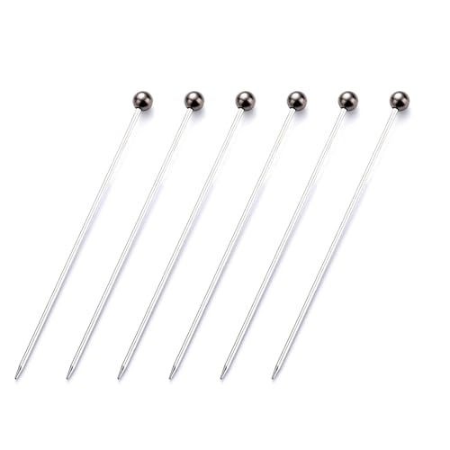 Kuchentester aus Edelstahl, wiederverwendbar, für Küche, Zuhause, Bäckerei, Werkzeug, 6 Stück Kuchentester aus Edelstahl, wiederverwendbar, für Küche, Zuhause, Bäckerei, Werkzeug, 6 Stück von Jiqoe