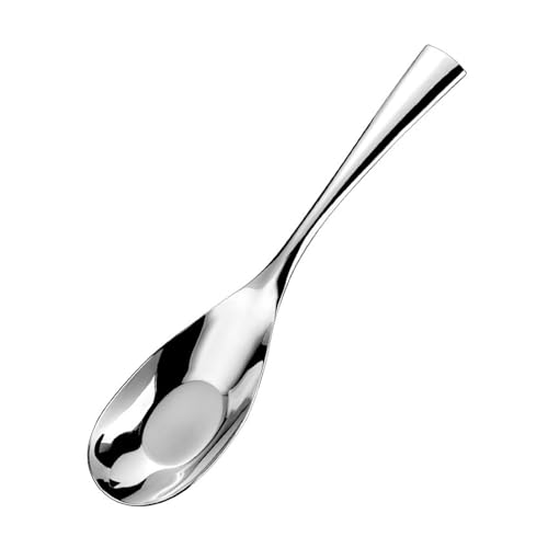 Servierlöffel aus Edelstahl, elegant, Party-Servierlöffel, Edelstahl, 316 l, großes Fassungsvermögen, 24,8 cm Länge von Jiqoe