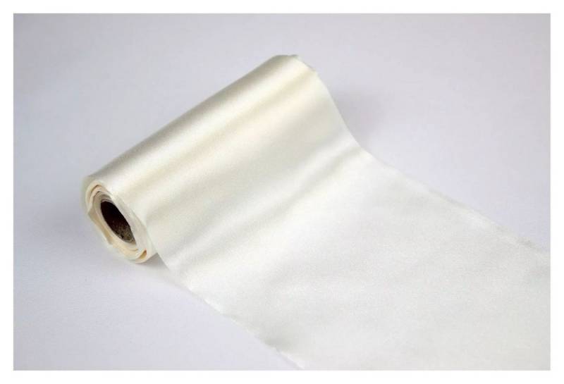 Jirex Trading Company Tischläufer Satin Tischläufer Tischband Deko Band Tischdeko Schleife 12cm x 9m von Jirex Trading Company