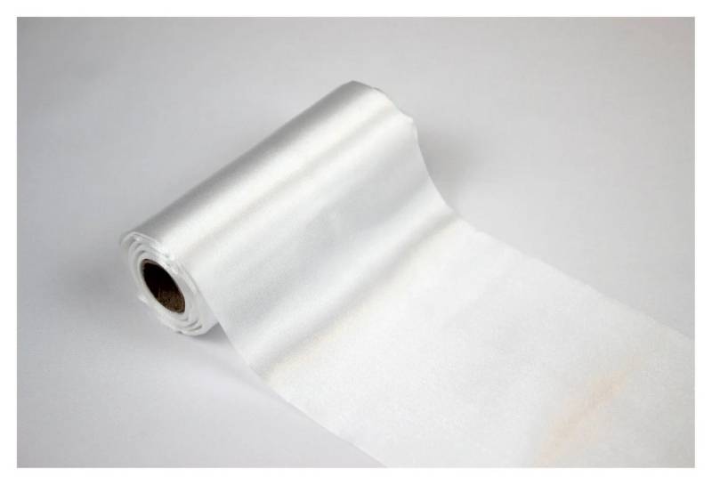 Jirex Trading Company Tischläufer Satin Tischläufer Tischband Deko Band Tischdeko Schleife 12cm x 9m von Jirex Trading Company