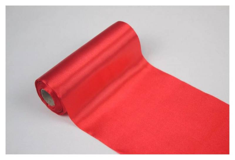 Jirex Trading Company Tischläufer Satin Tischläufer Tischband Deko Band Tischdeko Schleife 12cm x 9m von Jirex Trading Company