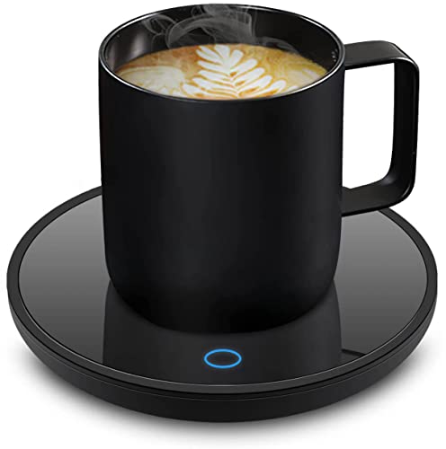 Kaffeewärmer, büro Schreibtisch Gadgets intelligenter tassenwärmer Gut als Geschenk fürs Home Office, Elektrischer Kaffeewärmer mit 2 Temperatureinstellungen, Getränkewärmer für Kaffee, Milch von Jisile