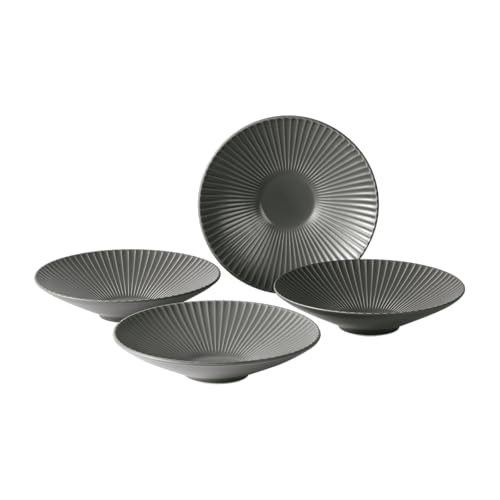Jiwoo Speiseteller 4 Personen Suppenschalen Keramik-Pastateller 10 Zoll Dessertteller Set mikrowellen- und spülmaschinenfest Teller Set für Salat, Nudeln, Kartoffelpüree Jiwoo Speiseteller 4 Personen Suppenschalen Keramik-Pastateller 10 Zoll Dessertteller Set mikrowellen- und spülmaschinenfest Teller Set für Salat, Nudeln, Kartoffelpüree von Jiwoo
