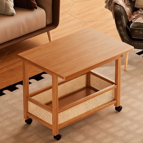 JixCJHj Mehrzweck Home Office Computer Schreibtisch，Schreibtischs Klappbar，platzsparender ，mit reversiblen Speicherregalen Kleiner ，für kleine Räume，für das Homeoffice(Natural Color) von JixCJHj