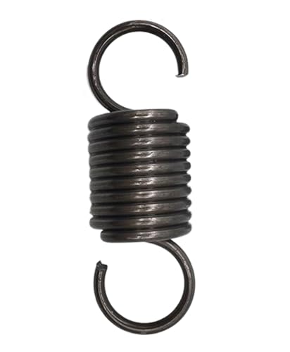 1 Stück Zugfeder, Drahtdurchmesser 4 mm, OD 40 mm, Freie Länge 140 mm, Doppelhaken-Zugfeder aus Federstahl, geeignet für Heimwerkerreparaturen von Jjoias