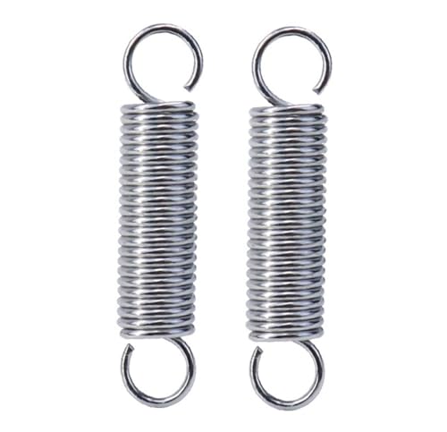 2 Stück Zugfeder mit Haken, Edelstahlfeder, Drahtdurchmesser 0.8mm, OD 6mm, Länge 400mm, 0.8mm x 6mm x 400mm, starke Zugfeder von Jjoias