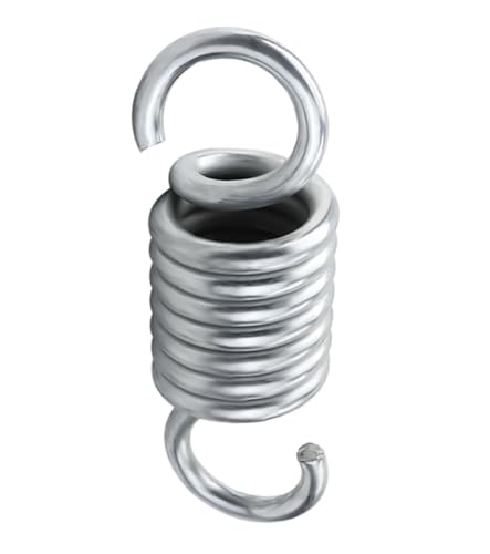 5 Stück Zugfeder mit Haken, Edelstahlfeder, Drahtdurchmesser 0.6mm, OD 8mm, Länge 40mm, 0.6mm x 8mm x 40mm, starke Zugfeder von Jjoias
