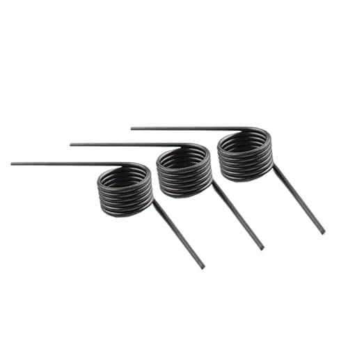 V-förmige Torsionsfeder 1mm x 6.5mm x Anzahl der Windungen 7 x 120°, Federstahl, 5 Stück von Jjoias