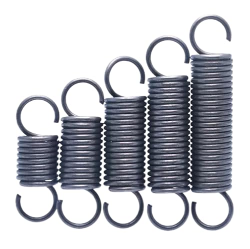 Verlängerte Zugfeder, Drahtdurchmesser 4mm, OD 28mm, Freie Länge 80mm, Federstahl Doppelhaken Spannfedern von Jjoias