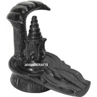 7 "Marmor Schwarz Lord Shiva Lingam Mit Schlange Religiöse Hausanbetung Beste Geschenk Für Sie von JkHandicraftsExport