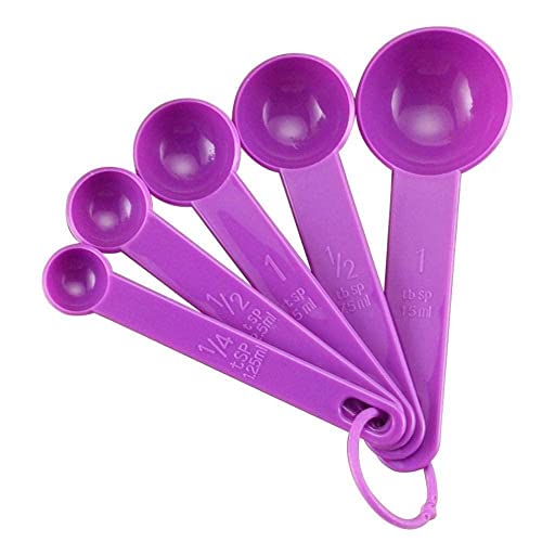 Jkapagzy 5 Stück/Set Messlöffel, bunte Kunststoff-Teelöffel, Utensilien, Werkzeug, Esslöffel Jkapagzy 5 Stück/Set Messlöffel, bunte Kunststoff-Teelöffel, Utensilien, Werkzeug, Esslöffel von Jkapagzy