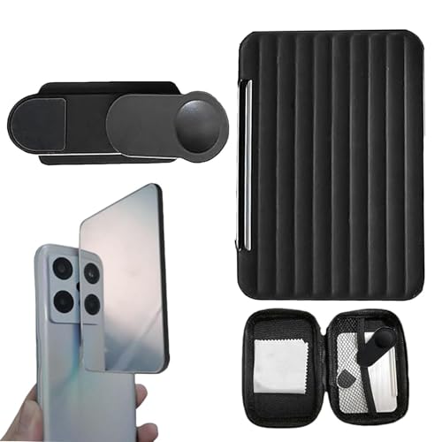 Jkioump Handy Shootings Reflexion Clip Spiegel Selfie Reflektor, Spiegelre Flexion Für Handy Kamera, Smartphone Kamera Spiegelre Flexion Clip Kit, ReflektionsKamera Set With Clips & Bag Jkioump Handy Shootings Reflexion Clip Spiegel Selfie Reflektor, Spiegelre Flexion Für Handy Kamera, Smartphone Kamera Spiegelre Flexion Clip Kit, ReflektionsKamera Set With Clips & Bag von Jkioump