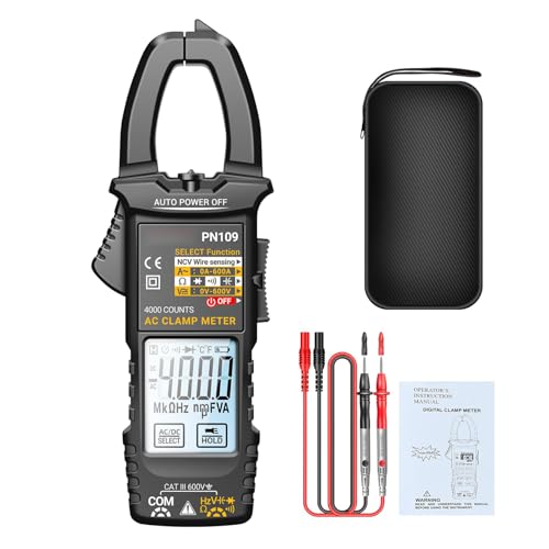 Zangenamperemeter | Multimeter Zange 4000 Count | Tragbarer Automatischer Digital-Detektor Mit LCD Hintergrundbeleuchtung Für Spannungsprüfung Kabelstromkreis Kondensator Messung Auto - er Haushalt Zangenamperemeter | Multimeter Zange 4000 Count | Tragbarer Automatischer Digital-Detektor Mit LCD Hintergrundbeleuchtung Für Spannungsprüfung Kabelstromkreis Kondensator Messung Auto - er Haushalt von Jkioump