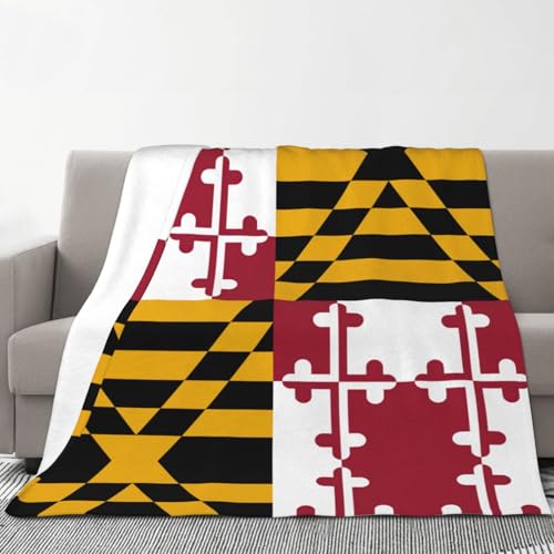 Jkkghll Maryland State Flag Print 70 X 80 cm Adults Gift Flannel Blankets Cozy Winter Throw Blanket Bedspread For Sofa Jkkghll Maryland State Flag Print 70 X 80 cm Adults Gift Flannel Blankets Cozy Winter Throw Blanket Bedspread For Sofa von Jkkghll