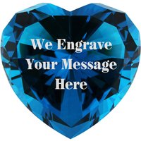 Jubiläumsgeschenk, Personalisiertes Geschenk, Kristallherz Diamant Briefbeschwerer, Herzform, Hochzeitsgeschenk Für Sie, Geburtstagsgeschenk Frau Jubiläumsgeschenk, Personalisiertes Geschenk, Kristallherz Diamant Briefbeschwerer, Herzform, Hochzeitsgeschenk Für Sie, Geburtstagsgeschenk Frau von Jkkgifts