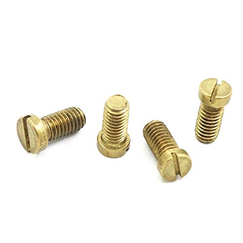 10-50Pcs M2 M2.5 M3 M4 M5 Messingschlitzschraube Messing Schraube Messing Bolzen, M5 10Pcs, 8mm 10-50Pcs M2 M2.5 M3 M4 M5 Messingschlitzschraube Messing Schraube Messing Bolzen, M5 10Pcs, 8mm von Jksdp