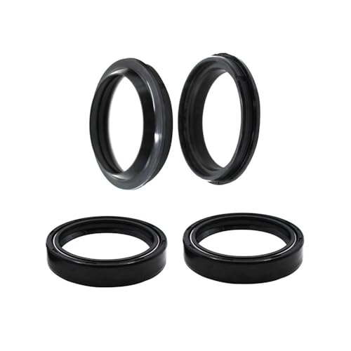 47x58x11 Gabel Dämpfer Stoßdämpfer Öl Dichtung Und Staub Dichtung Motorrad for KX250F CRF450R CRF450X(Seal kit) von JlbVcx
