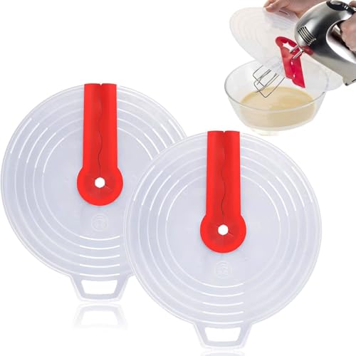 2 Stück Universal Spritzschutz, Spritzschutz Schüssel Deckel, Spritzschutz, Spritzschutzdeckel, Spritzschutz für Mixer Verhindert Lästiges Spritzen des Teigs Beim Mixen, 31 x34 cm 2 Stück Universal Spritzschutz, Spritzschutz Schüssel Deckel, Spritzschutz, Spritzschutzdeckel, Spritzschutz für Mixer Verhindert Lästiges Spritzen des Teigs Beim Mixen, 31 x34 cm von Jlnmmn