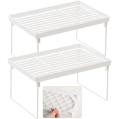 2er-Set Küchenregal Arbeitsplatte Organizer, Stapelbar Schrankregal, Küchenregal Aufbewahrung für Küchenschrank, Tischregal, Gewürzregal Stapelbare Küchenschrank, Stapelbarer Küchen Gewürzregal 2er-Set Küchenregal Arbeitsplatte Organizer, Stapelbar Schrankregal, Küchenregal Aufbewahrung für Küchenschrank, Tischregal, Gewürzregal Stapelbare Küchenschrank, Stapelbarer Küchen Gewürzregal von Jlnmmn