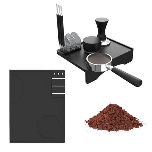 Coffee Tamper Matte, Espresso Tamper Matte, Coffee Tamper Matte Anti-Rutsch, Tamping Matte Rutschfest, Tampermatte Silikon, Silikon Kaffee Tamping Matte für Bar Club Küche Café von Jlnmmn