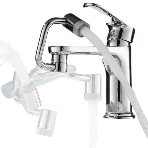 1080 Wasserhahnverlängerung für Küchenspüle – 2-Wege-Austausch des Küchenarmaturkopfs | Roboterarm-Adapter, Küchenspüle, Wasserhähne, Blasendüse von Jlobnyiun