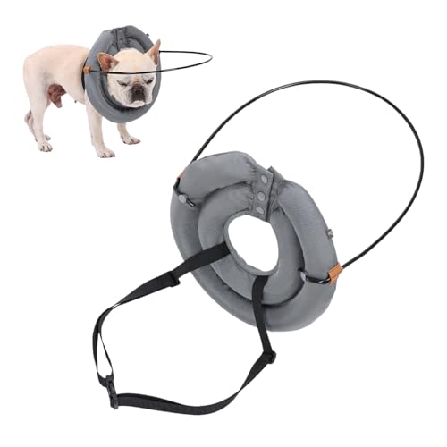 Blind Dog Guiding -Gerät, einstellbare Haustier -Stoßstangen -Halsbandschutzring - Augenschutz, Haustierversorgungen zum Aufbau von Selbstvertrauen für Haustier -Kollisionsring Blind Hund Kollision Ri von Jlobnyiun