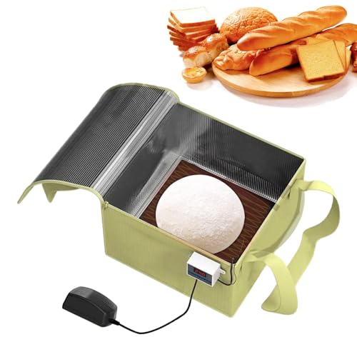 Brotwärmebox – Sauerteig-Starterwärmer, Teigbrüter-Inkubator | Wasserdichter Sauerteig-Starterwärmer mit automatischer Abschaltung, isolierte Warmhaltebox mit Temperaturregelung für die Brotgärung von Jlobnyiun