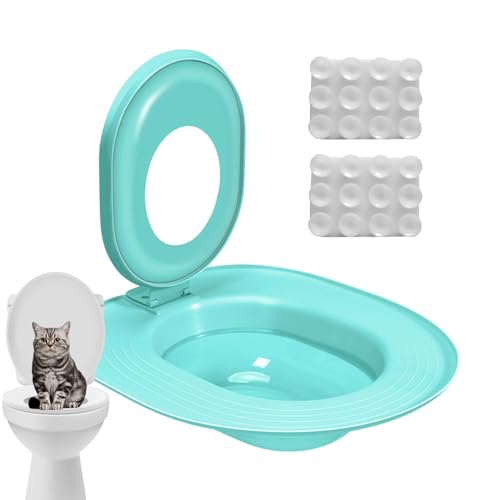 Cat Toilet Training Kit - Katzen -Toiletten Trainer, Töpfchenzugsystem | Einfach zu bedienender Hygiene-Trainer für den Unterricht, um Toilette, Katzentoilette Alternative, Geruch Cat Toilet Training Kit - Katzen -Toiletten Trainer, Töpfchenzugsystem | Einfach zu bedienender Hygiene-Trainer für den Unterricht, um Toilette, Katzentoilette Alternative, Geruch von Jlobnyiun