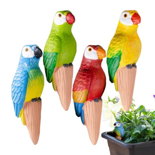 Gartenwässerungseinsätze - 4 Stücke, automatische langsame Freisetzung, Innenpflanzgefäße, Zimmerpflanze Einsatz, Reisetopf -Bewässerung | Dekoratives Selbstgerät für Flower Home Office Urlaub von Jlobnyiun