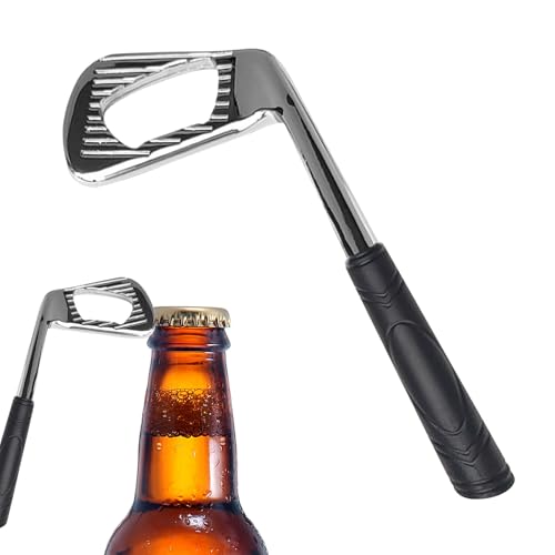 Golfschläger-Flaschenöffner – Werkzeug, Geschenkartikel, Zinklegierungs-Design mit realistischem Schlägergriff und stabilem Kappenentferner, hergestellt um Flaschen zu knacken oder Gäste für Küche von Jlobnyiun
