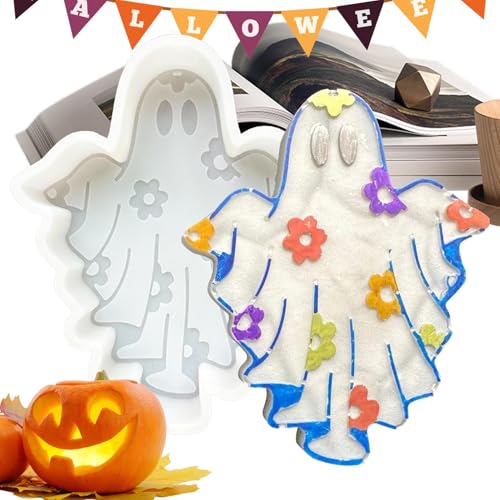 Halloween Ghost Candle - 3D -Silikonform, Duftwachsform | -Kerzen, die Schimmelpilze für Harzornamente, Seifenverarbeitung, Schokoladenform, Gipskunststücke und gruselige Halloween -Wohnkultur her Halloween Ghost Candle - 3D -Silikonform, Duftwachsform | -Kerzen, die Schimmelpilze für Harzornamente, Seifenverarbeitung, Schokoladenform, Gipskunststücke und gruselige Halloween -Wohnkultur her von Jlobnyiun