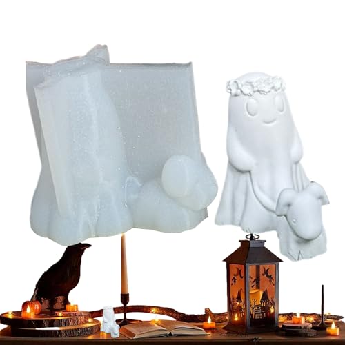 Halloween Ghost Candle Form - süße Epoxidharzform | Mehrzweck-Halloween-Formtkit, Silicon-Werkzeug zum Herstellen von Wachssecken Schokoladenkerzen Ornamente Handwerkshäuser Dekorationen Geschenkg Halloween Ghost Candle Form - süße Epoxidharzform | Mehrzweck-Halloween-Formtkit, Silicon-Werkzeug zum Herstellen von Wachssecken Schokoladenkerzen Ornamente Handwerkshäuser Dekorationen Geschenkg von Jlobnyiun
