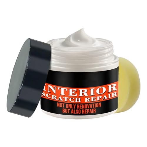 Innenraum Politur | Armaturenbrett Pflegebalsam Auto Innenwachs | 100g Renovierung Creme mit für Daily-Drive Privatwagen Taxi Minivan Transporter von Jlobnyiun