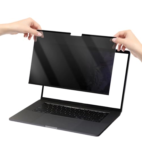 Jlobnyiun Datenschutz Bildschirm für Laptop - Blendschutz Abnehmbarer Laptop Filter | Magnetische Sichtschutz Folie,Für Zuhause Café Flughafen Arbeitsplatz Schreibtisch Reisen Öffentlicher Raum von Jlobnyiun