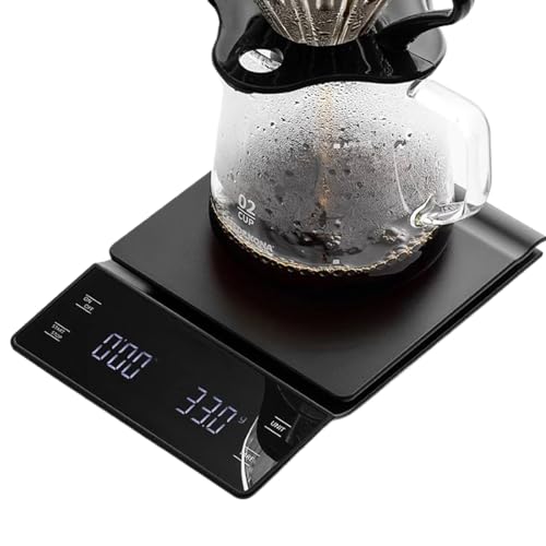 Jlobnyiun Digital Brewing Scale - Balance, Touch Operated Waage Tool | BALAY -BETRIEBEN FAST Responsive Sensoren mit großem Hintergrundschreibt von Jlobnyiun