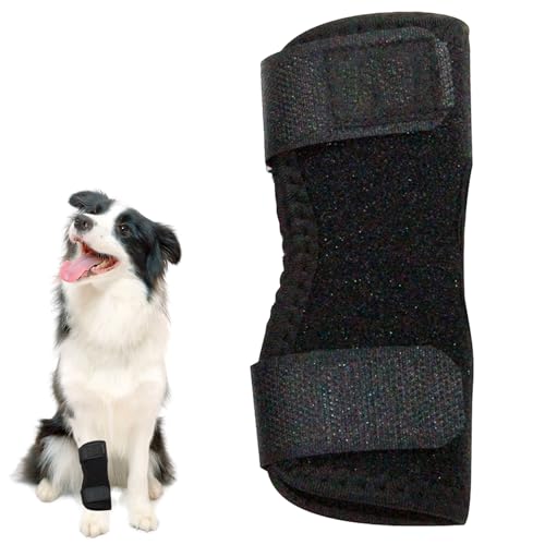 Jlobnyiun Hunde-Beinbandage – Knieschoner, Knöchelbandage, Verletzungsschutz, Gelenk-Kompressionsunterstützung für die Erholung von Hunden, Muskelzerrung, Postpflege, Management von Jlobnyiun