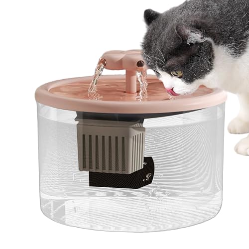 Katzen Trinkbrunnen 1.2L - Automatischer Katzenwasserbrunnen,Leise Trinkwasserspender Für Zuhause Küche Wohnung Und Spielbereich von Jlobnyiun