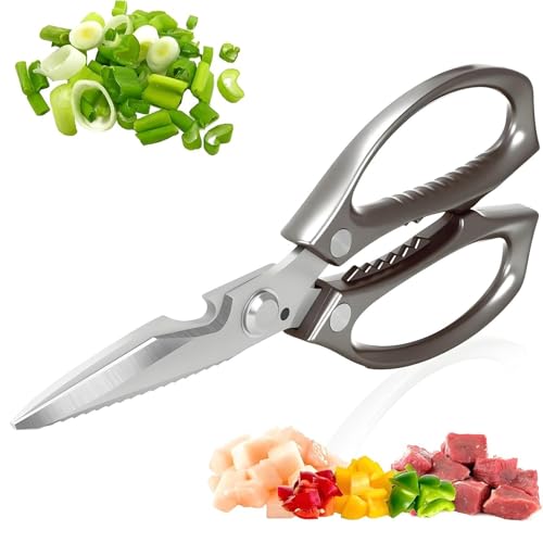Küchenschere Robust Edelstahl - Küchenhelfer Schere,Hilfsmittel Für Hähnchenknochen Fleisch Zubereitung Kochen Köche Hobbyköche von Jlobnyiun